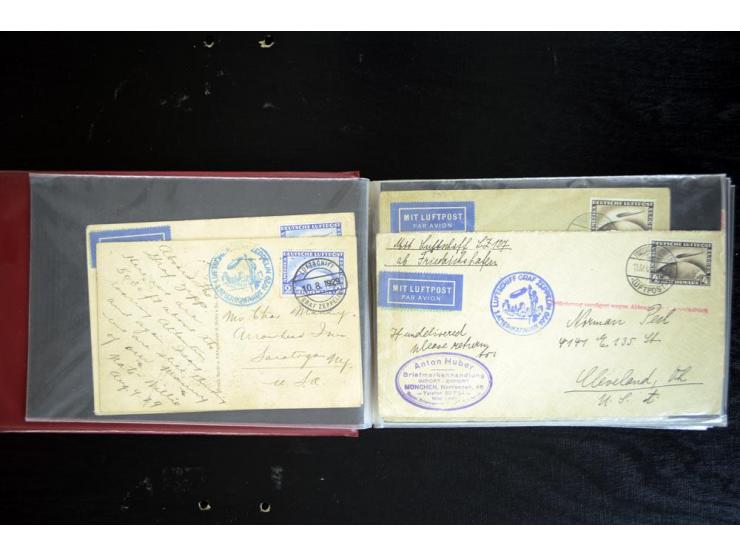 1920/1939, fast 190 Briefe und Karten mit einigen besseren Frankaturen, etwas Vertragstaatenpost, interessante Bordpost, Olym
