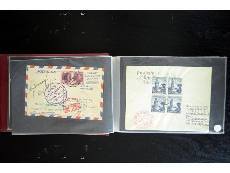 1920/1939, fast 190 Briefe und Karten mit einigen besseren Frankaturen, etwas Vertragstaatenpost, interessante Bordpost, Olym