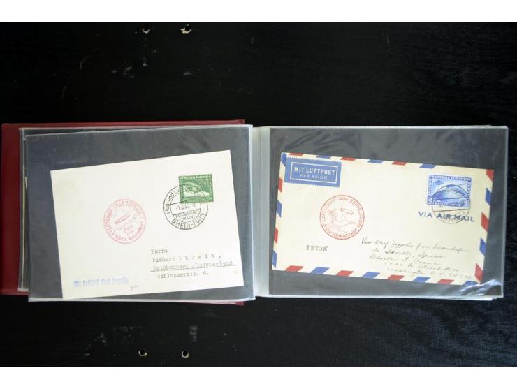 1920/1939, fast 190 Briefe und Karten mit einigen besseren Frankaturen, etwas Vertragstaatenpost, interessante Bordpost, Olym
