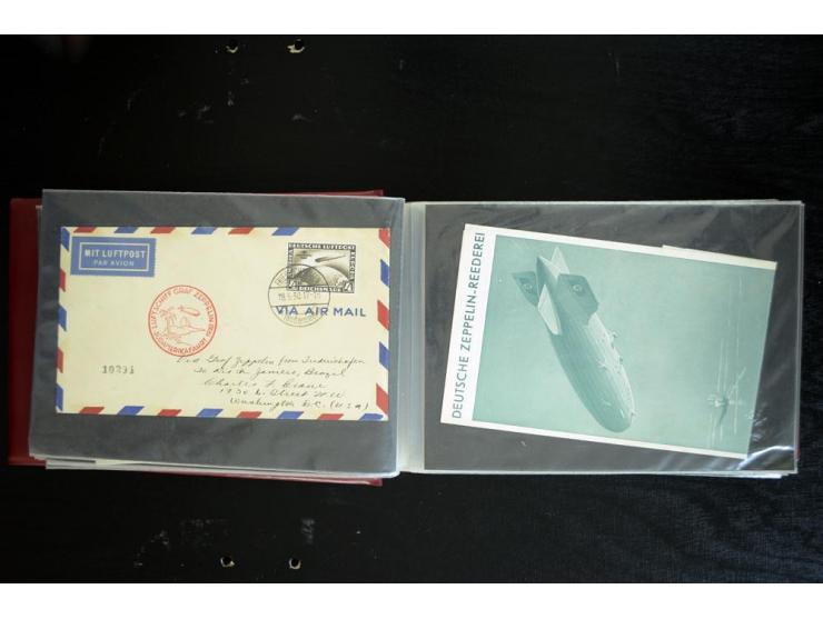 1920/1939, fast 190 Briefe und Karten mit einigen besseren Frankaturen, etwas Vertragstaatenpost, interessante Bordpost, Olym