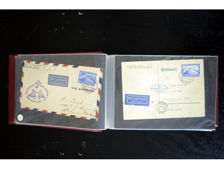 1920/1939, fast 190 Briefe und Karten mit einigen besseren Frankaturen, etwas Vertragstaatenpost, interessante Bordpost, Olym