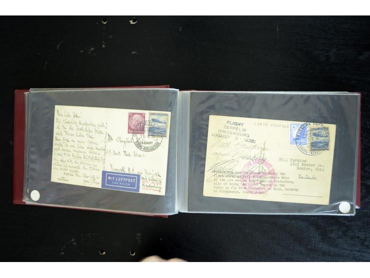 1920/1939, fast 190 Briefe und Karten mit einigen besseren Frankaturen, etwas Vertragstaatenpost, interessante Bordpost, Olym