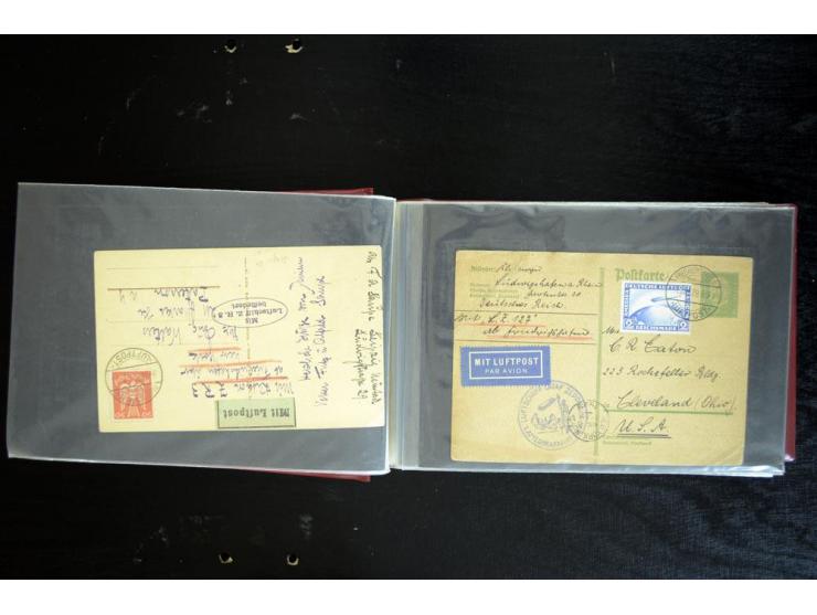 1920/1939, fast 190 Briefe und Karten mit einigen besseren Frankaturen, etwas Vertragstaatenpost, interessante Bordpost, Olym