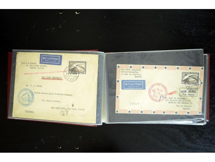1920/1939, fast 190 Briefe und Karten mit einigen besseren Frankaturen, etwas Vertragstaatenpost, interessante Bordpost, Olym