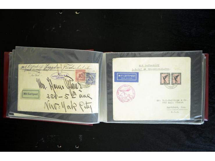 1920/1939, fast 190 Briefe und Karten mit einigen besseren Frankaturen, etwas Vertragstaatenpost, interessante Bordpost, Olym