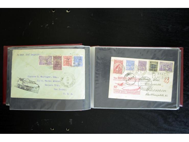 1920/1939, fast 190 Briefe und Karten mit einigen besseren Frankaturen, etwas Vertragstaatenpost, interessante Bordpost, Olym