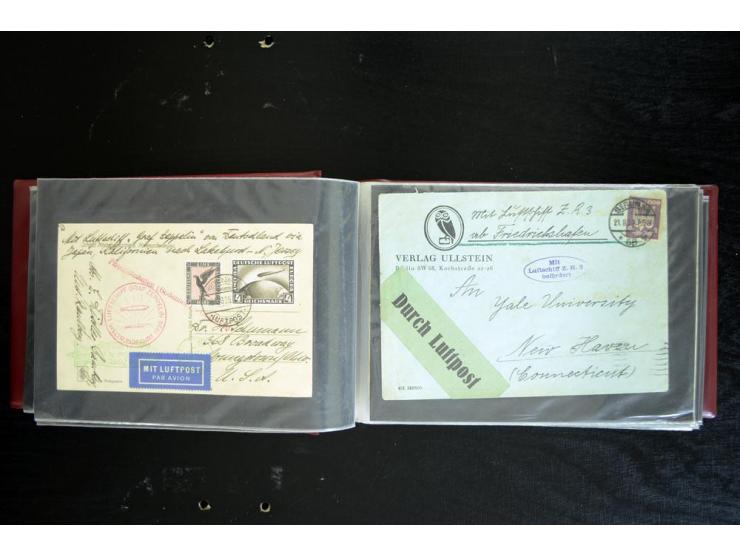 1920/1939, fast 190 Briefe und Karten mit einigen besseren Frankaturen, etwas Vertragstaatenpost, interessante Bordpost, Olym