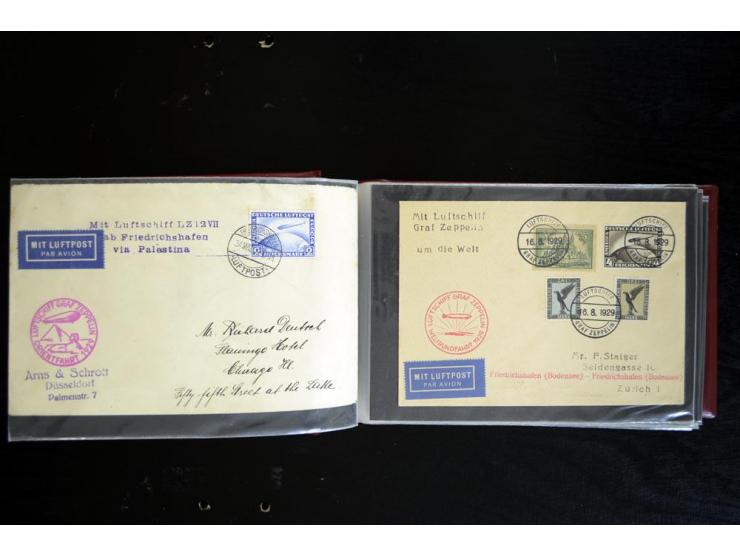 1920/1939, fast 190 Briefe und Karten mit einigen besseren Frankaturen, etwas Vertragstaatenpost, interessante Bordpost, Olym