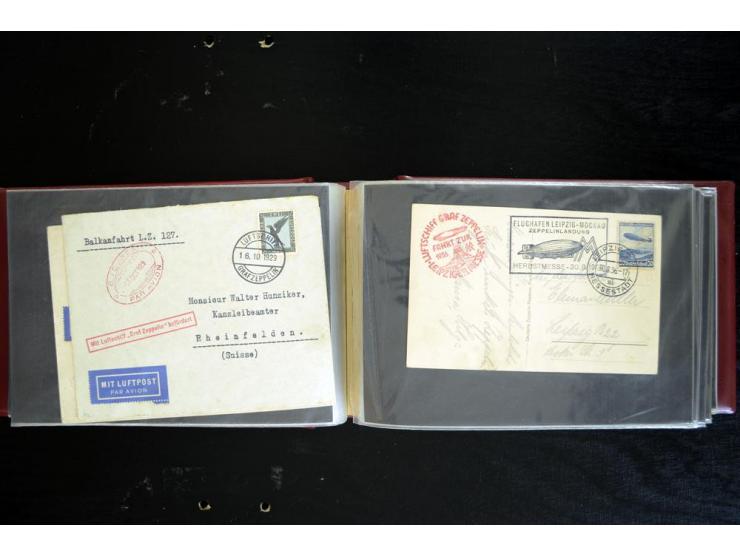 1920/1939, fast 190 Briefe und Karten mit einigen besseren Frankaturen, etwas Vertragstaatenpost, interessante Bordpost, Olym