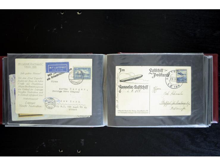 1920/1939, fast 190 Briefe und Karten mit einigen besseren Frankaturen, etwas Vertragstaatenpost, interessante Bordpost, Olym