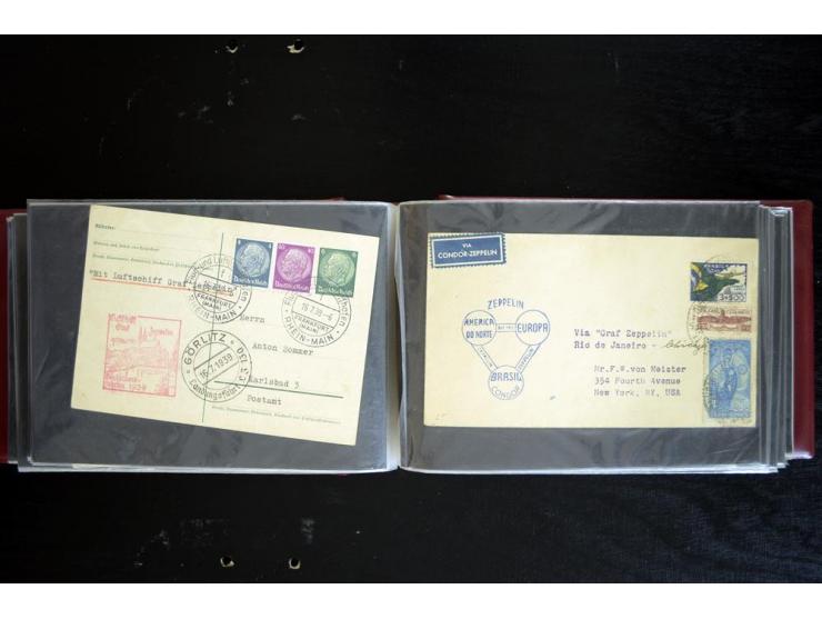 1920/1939, fast 190 Briefe und Karten mit einigen besseren Frankaturen, etwas Vertragstaatenpost, interessante Bordpost, Olym