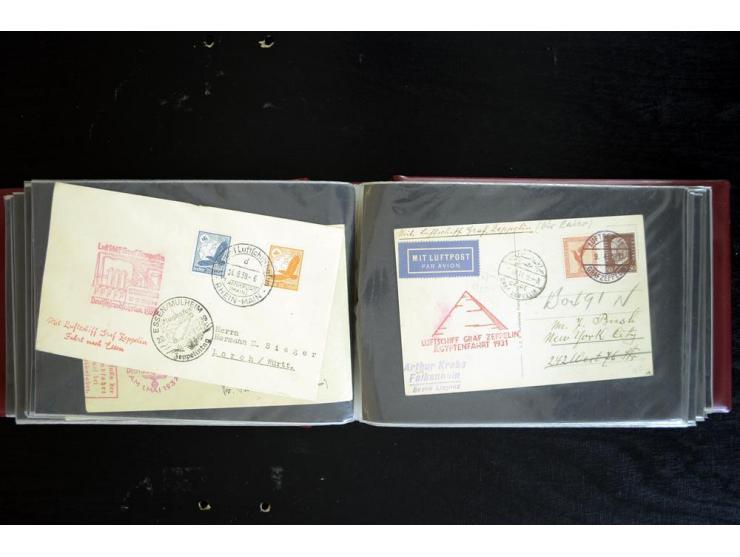 1920/1939, fast 190 Briefe und Karten mit einigen besseren Frankaturen, etwas Vertragstaatenpost, interessante Bordpost, Olym