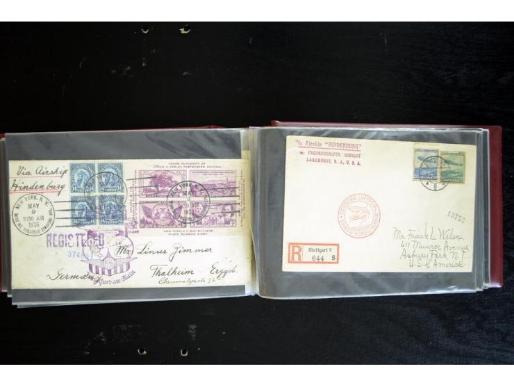 1920/1939, fast 190 Briefe und Karten mit einigen besseren Frankaturen, etwas Vertragstaatenpost, interessante Bordpost, Olym