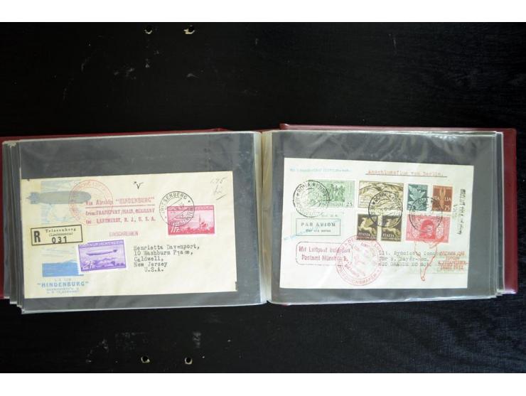 1920/1939, fast 190 Briefe und Karten mit einigen besseren Frankaturen, etwas Vertragstaatenpost, interessante Bordpost, Olym
