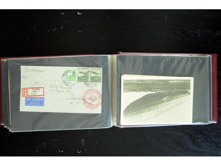 1920/1939, fast 190 Briefe und Karten mit einigen besseren Frankaturen, etwas Vertragstaatenpost, interessante Bordpost, Olym
