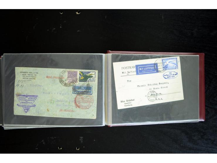 1920/1939, fast 190 Briefe und Karten mit einigen besseren Frankaturen, etwas Vertragstaatenpost, interessante Bordpost, Olym