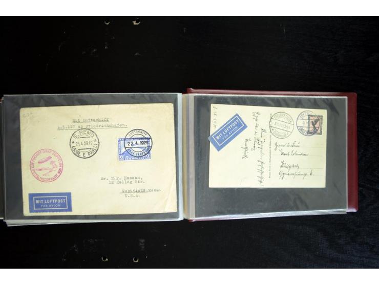 1920/1939, fast 190 Briefe und Karten mit einigen besseren Frankaturen, etwas Vertragstaatenpost, interessante Bordpost, Olym