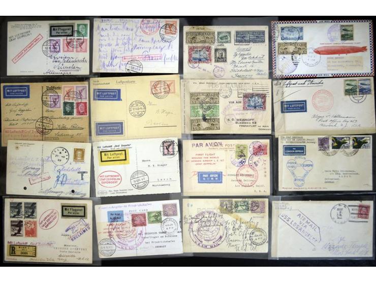 1920/1939, fast 190 Briefe und Karten mit einigen besseren Frankaturen, etwas Vertragstaatenpost, interessante Bordpost, Olym