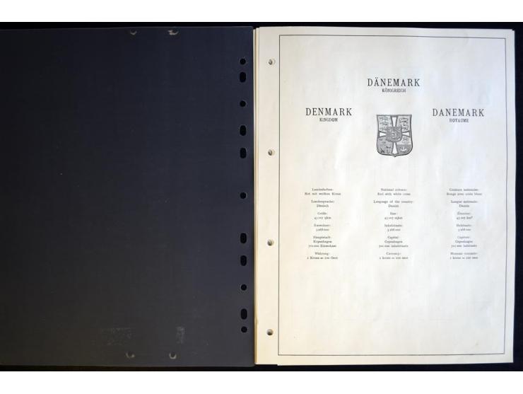 1851/1941, ungebrauchte und gestempelte Sammlung mit guten Werten, Dienst, Porto, Postfähre etc.
