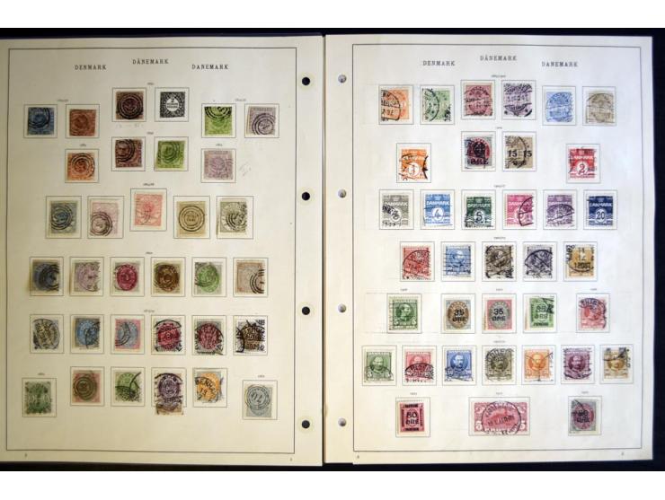 1851/1941, ungebrauchte und gestempelte Sammlung mit guten Werten, Dienst, Porto, Postfähre etc.