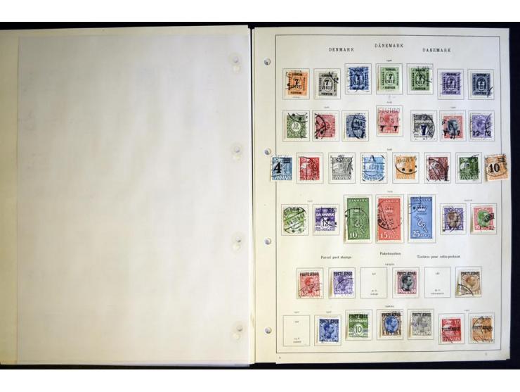 1851/1941, ungebrauchte und gestempelte Sammlung mit guten Werten, Dienst, Porto, Postfähre etc.