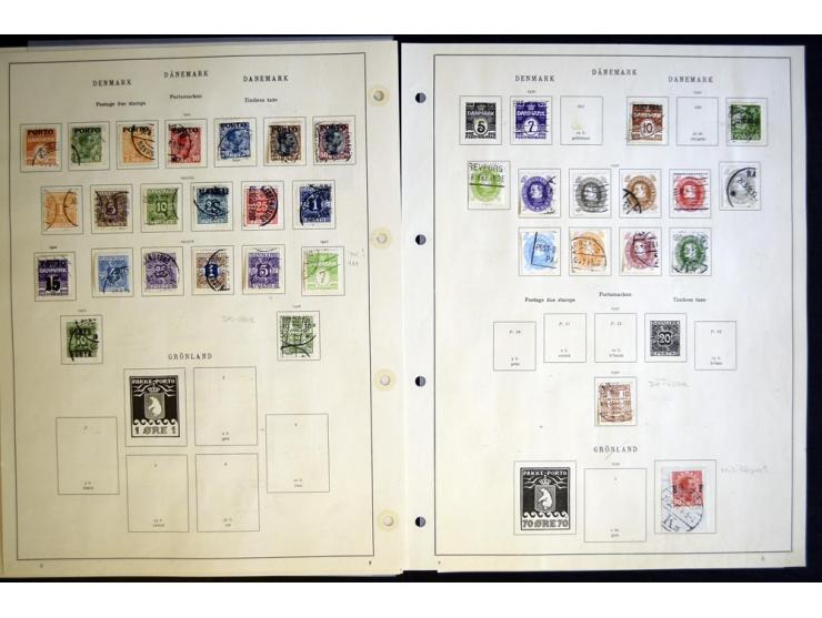 1851/1941, ungebrauchte und gestempelte Sammlung mit guten Werten, Dienst, Porto, Postfähre etc.