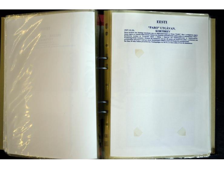 1915/1940, interessante, meist gestempelte Sammlung mit diversen Briefen, sowie diversen Ganzsachen dabei u.a. DUB1 gebraucht
