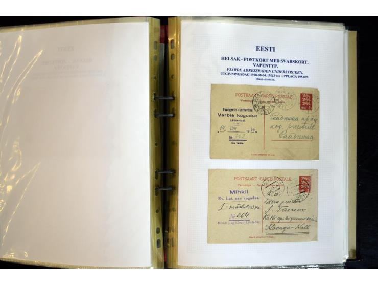 1915/1940, interessante, meist gestempelte Sammlung mit diversen Briefen, sowie diversen Ganzsachen dabei u.a. DUB1 gebraucht