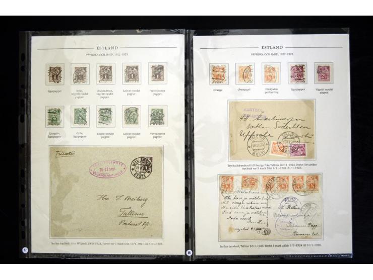 1918/41, hochinteressante Ausstellungssammlung, alle Ausgaben sehr spezialisiert nach Auflagen, Farben, Stempeln, usw. gesamm
