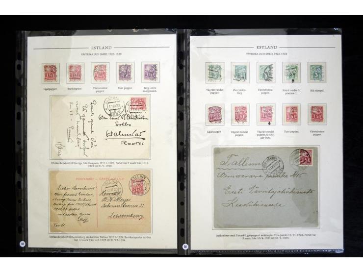 1918/41, hochinteressante Ausstellungssammlung, alle Ausgaben sehr spezialisiert nach Auflagen, Farben, Stempeln, usw. gesamm