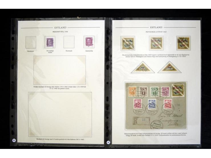 1918/41, hochinteressante Ausstellungssammlung, alle Ausgaben sehr spezialisiert nach Auflagen, Farben, Stempeln, usw. gesamm