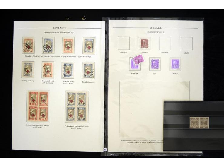 1918/41, hochinteressante Ausstellungssammlung, alle Ausgaben sehr spezialisiert nach Auflagen, Farben, Stempeln, usw. gesamm