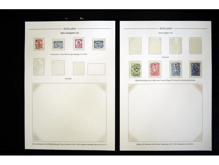 1918/41, hochinteressante Ausstellungssammlung, alle Ausgaben sehr spezialisiert nach Auflagen, Farben, Stempeln, usw. gesamm