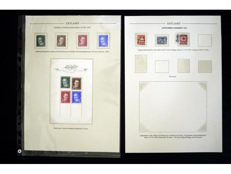 1918/41, hochinteressante Ausstellungssammlung, alle Ausgaben sehr spezialisiert nach Auflagen, Farben, Stempeln, usw. gesamm