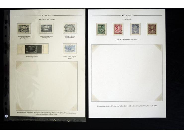 1918/41, hochinteressante Ausstellungssammlung, alle Ausgaben sehr spezialisiert nach Auflagen, Farben, Stempeln, usw. gesamm