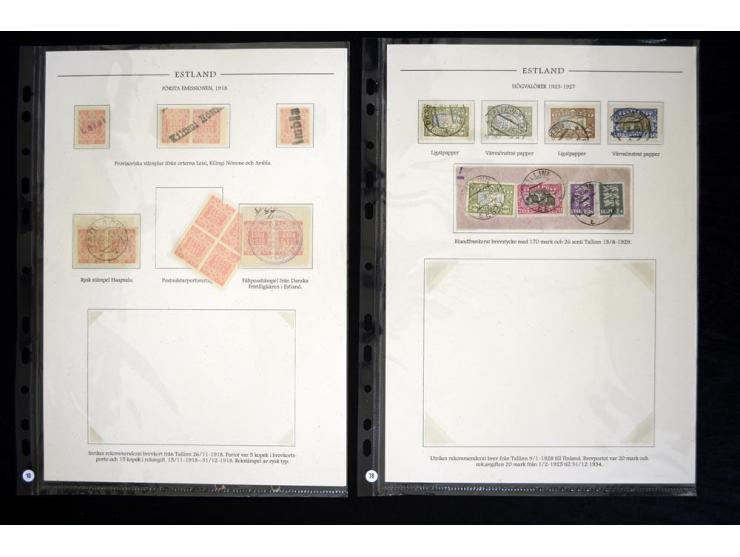 1918/41, hochinteressante Ausstellungssammlung, alle Ausgaben sehr spezialisiert nach Auflagen, Farben, Stempeln, usw. gesamm