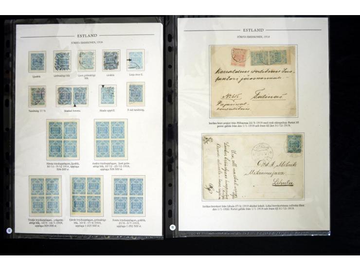 1918/41, hochinteressante Ausstellungssammlung, alle Ausgaben sehr spezialisiert nach Auflagen, Farben, Stempeln, usw. gesamm