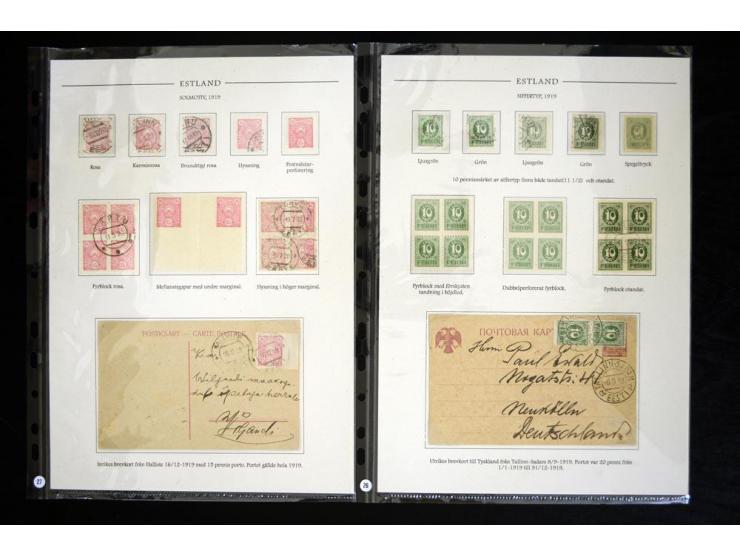 1918/41, hochinteressante Ausstellungssammlung, alle Ausgaben sehr spezialisiert nach Auflagen, Farben, Stempeln, usw. gesamm