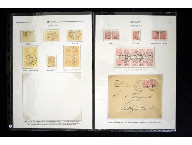 1918/41, hochinteressante Ausstellungssammlung, alle Ausgaben sehr spezialisiert nach Auflagen, Farben, Stempeln, usw. gesamm