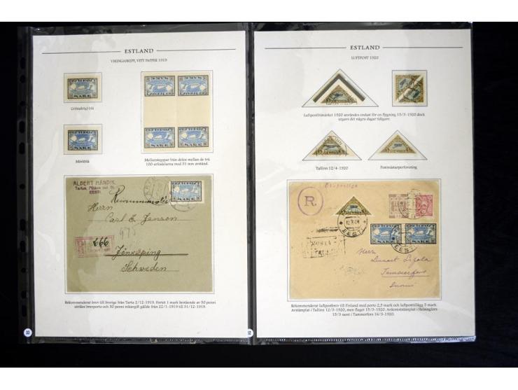 1918/41, hochinteressante Ausstellungssammlung, alle Ausgaben sehr spezialisiert nach Auflagen, Farben, Stempeln, usw. gesamm