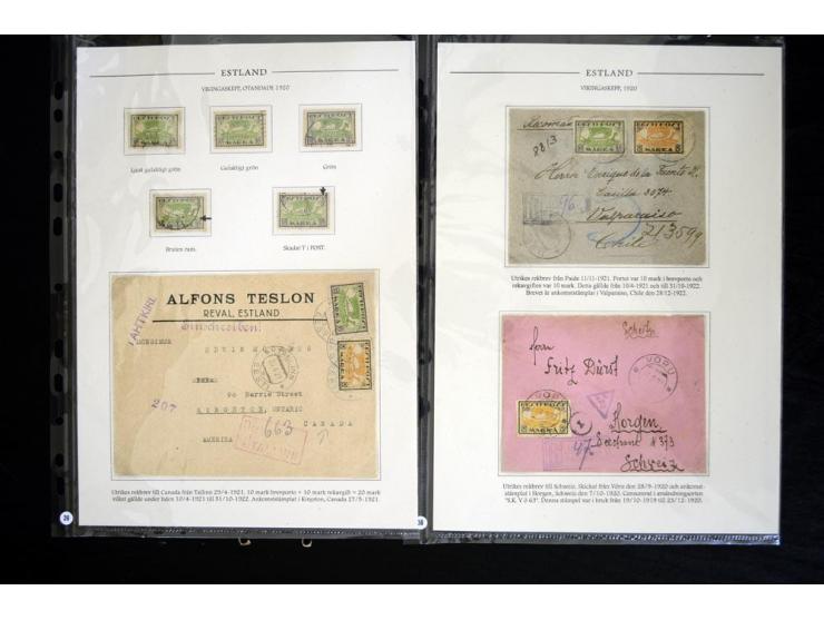 1918/41, hochinteressante Ausstellungssammlung, alle Ausgaben sehr spezialisiert nach Auflagen, Farben, Stempeln, usw. gesamm