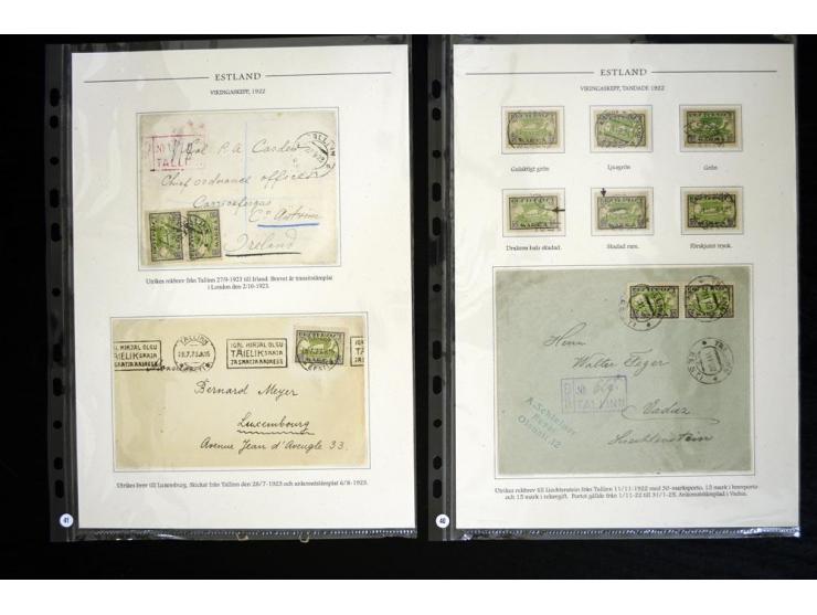 1918/41, hochinteressante Ausstellungssammlung, alle Ausgaben sehr spezialisiert nach Auflagen, Farben, Stempeln, usw. gesamm