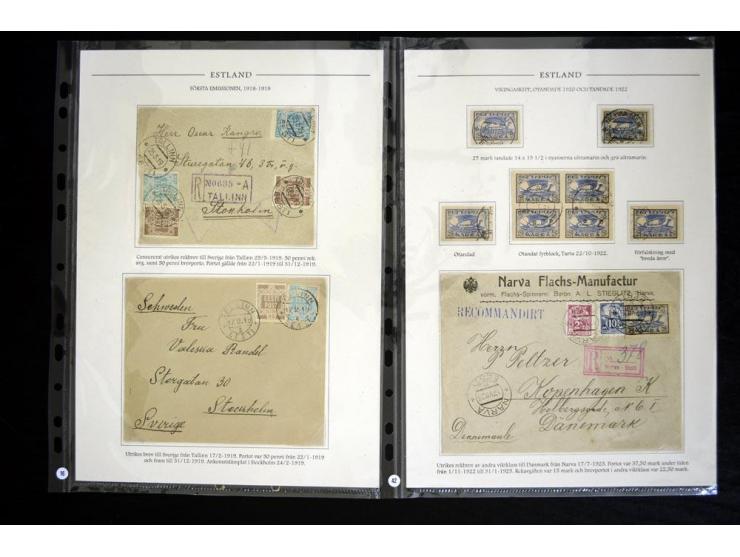1918/41, hochinteressante Ausstellungssammlung, alle Ausgaben sehr spezialisiert nach Auflagen, Farben, Stempeln, usw. gesamm