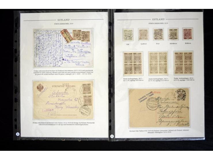 1918/41, hochinteressante Ausstellungssammlung, alle Ausgaben sehr spezialisiert nach Auflagen, Farben, Stempeln, usw. gesamm