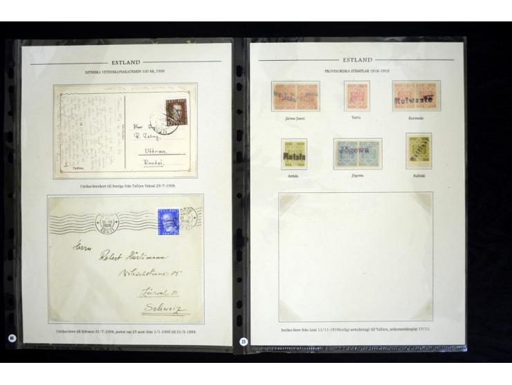 1918/41, hochinteressante Ausstellungssammlung, alle Ausgaben sehr spezialisiert nach Auflagen, Farben, Stempeln, usw. gesamm