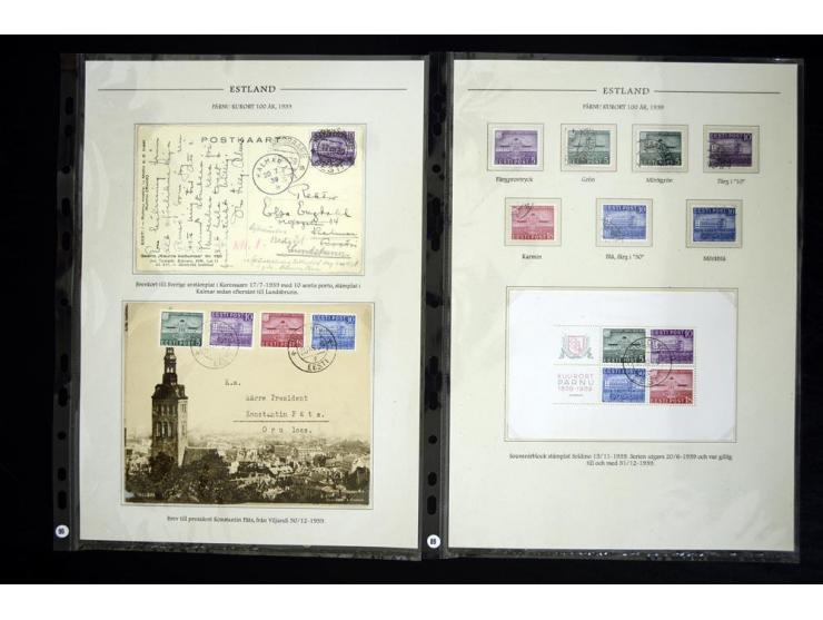 1918/41, hochinteressante Ausstellungssammlung, alle Ausgaben sehr spezialisiert nach Auflagen, Farben, Stempeln, usw. gesamm