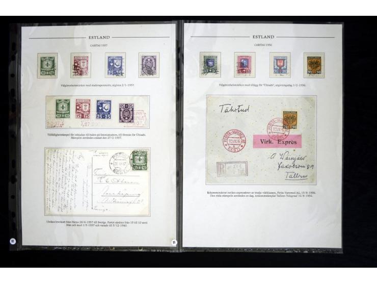 1918/41, hochinteressante Ausstellungssammlung, alle Ausgaben sehr spezialisiert nach Auflagen, Farben, Stempeln, usw. gesamm