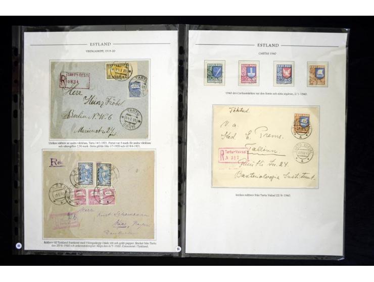 1918/41, hochinteressante Ausstellungssammlung, alle Ausgaben sehr spezialisiert nach Auflagen, Farben, Stempeln, usw. gesamm