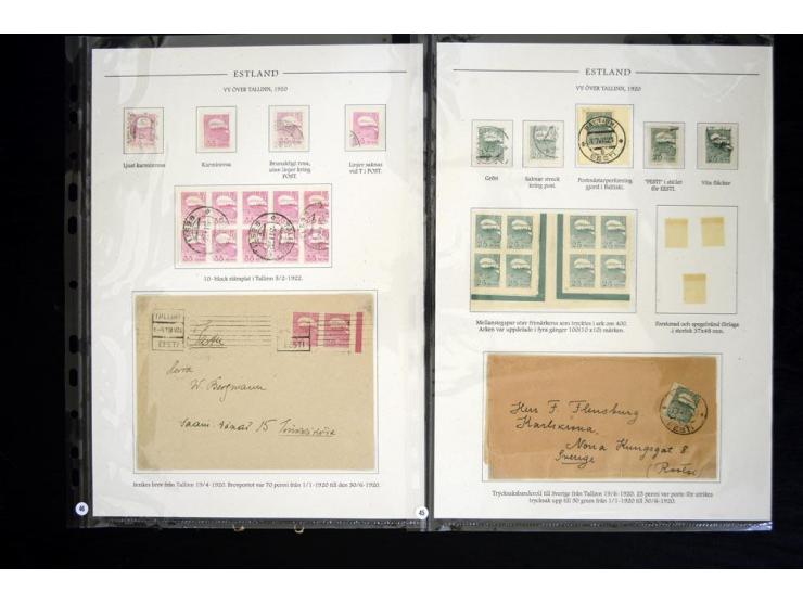 1918/41, hochinteressante Ausstellungssammlung, alle Ausgaben sehr spezialisiert nach Auflagen, Farben, Stempeln, usw. gesamm