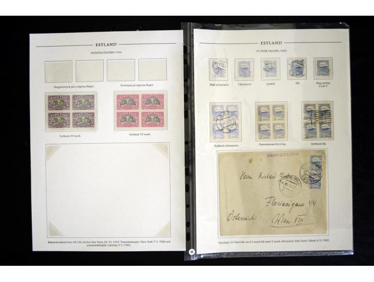 1918/41, hochinteressante Ausstellungssammlung, alle Ausgaben sehr spezialisiert nach Auflagen, Farben, Stempeln, usw. gesamm